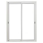 Baie vitrée alu 2 vantaux