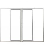 baie vitrée alu à Galandages 2 vantaux