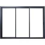 Baie vitrée alu 3 vantaux